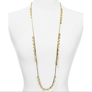 $128 Kate Spade sweetheart scallop wrap necklace